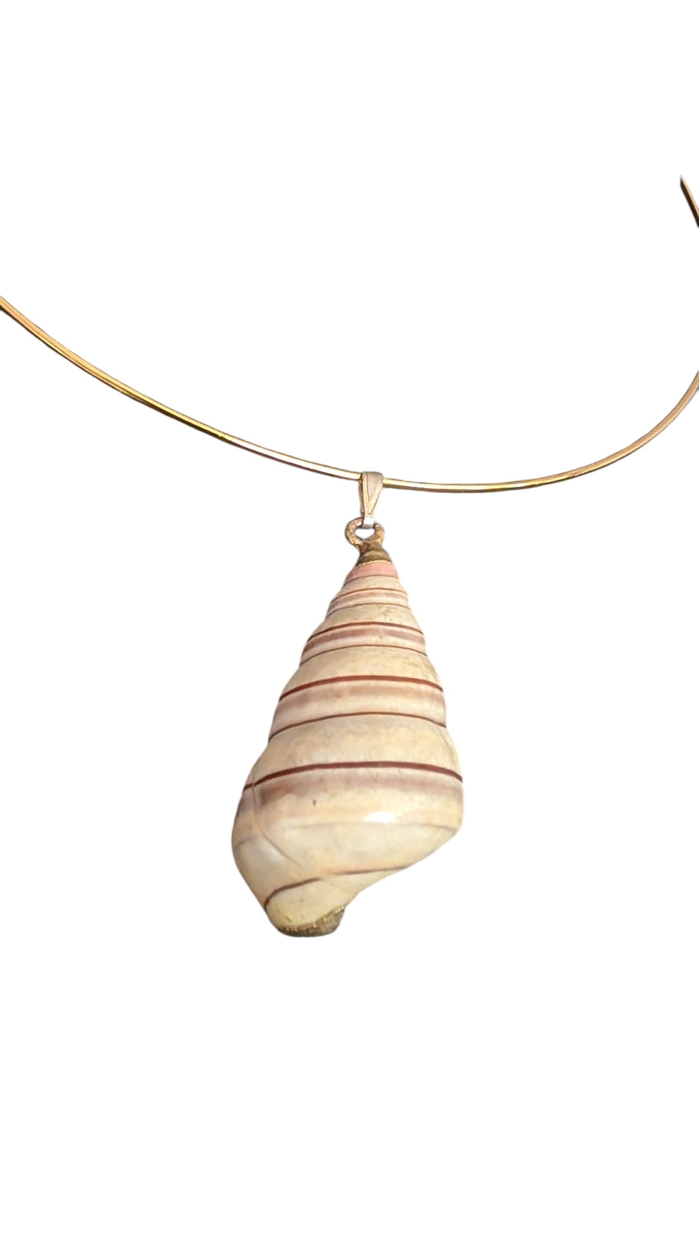 Coastal Spiral Shell Collar